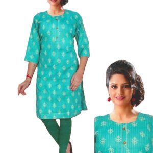 Simple Green Kurti
