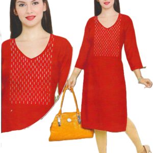 Simple Red Kurti