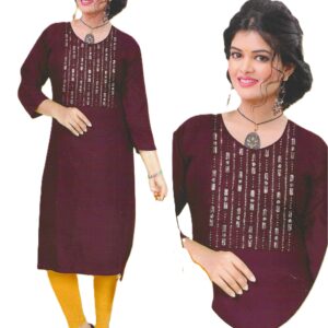 Unique Magenta Kurti