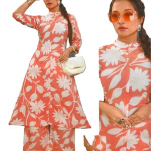 Elegant Pale Orange Co-Ords