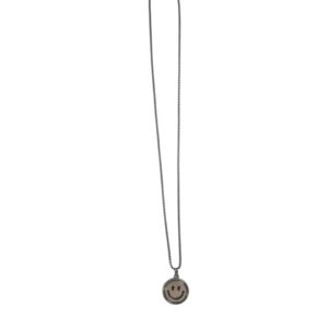 Classic smiley face pendant Stainless Steel Chain