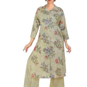 Soothing pastel green kurti set