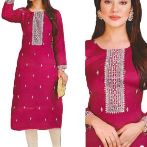 A beautiful and graceful magenta kurti