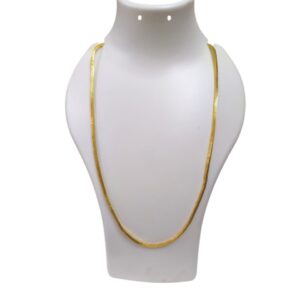 Herringbone or Snake Pattern Gold Chain - Thin