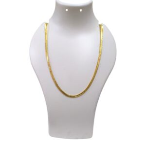 Classic Sleek and Flat Gold Chain - Medium